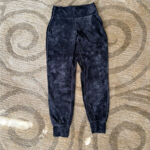 Lululemon Align Black Tie-Dye Joggers, Size 6